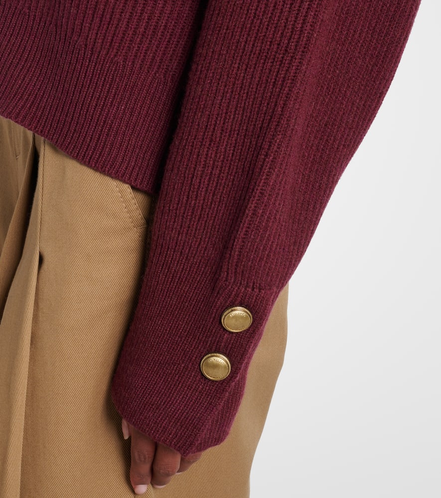 Wool, cashmere, and silk sweater