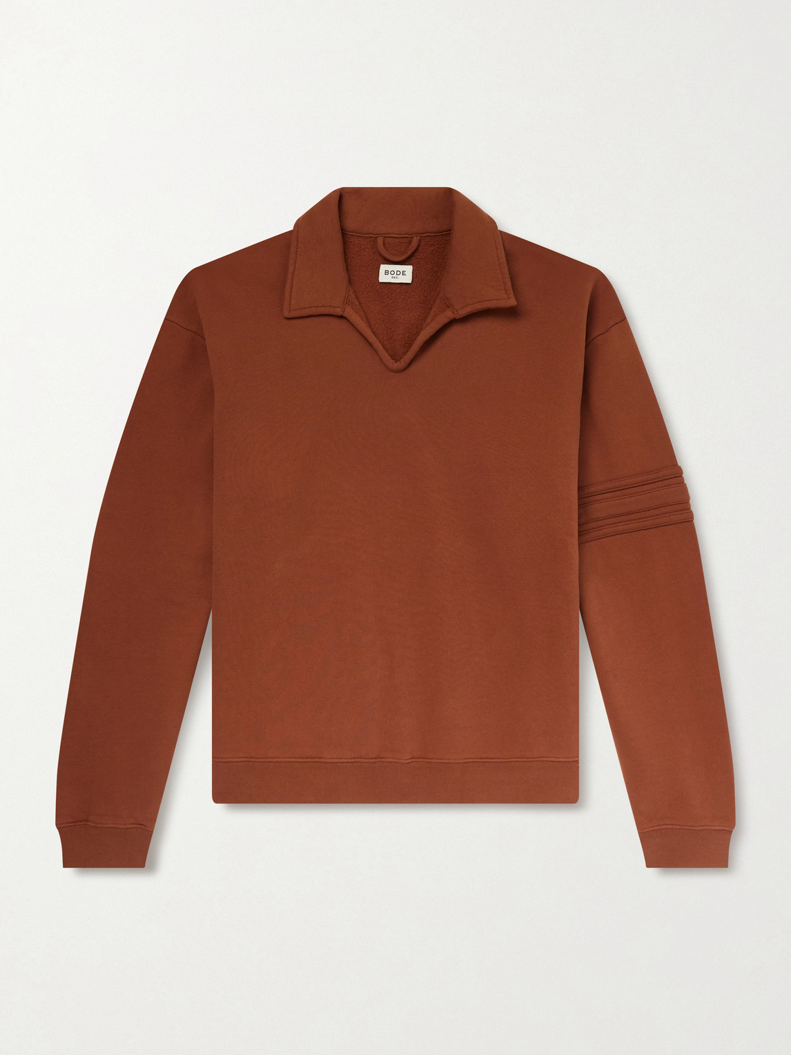 Crew Polo Cotton-Jersey Sweatshirt