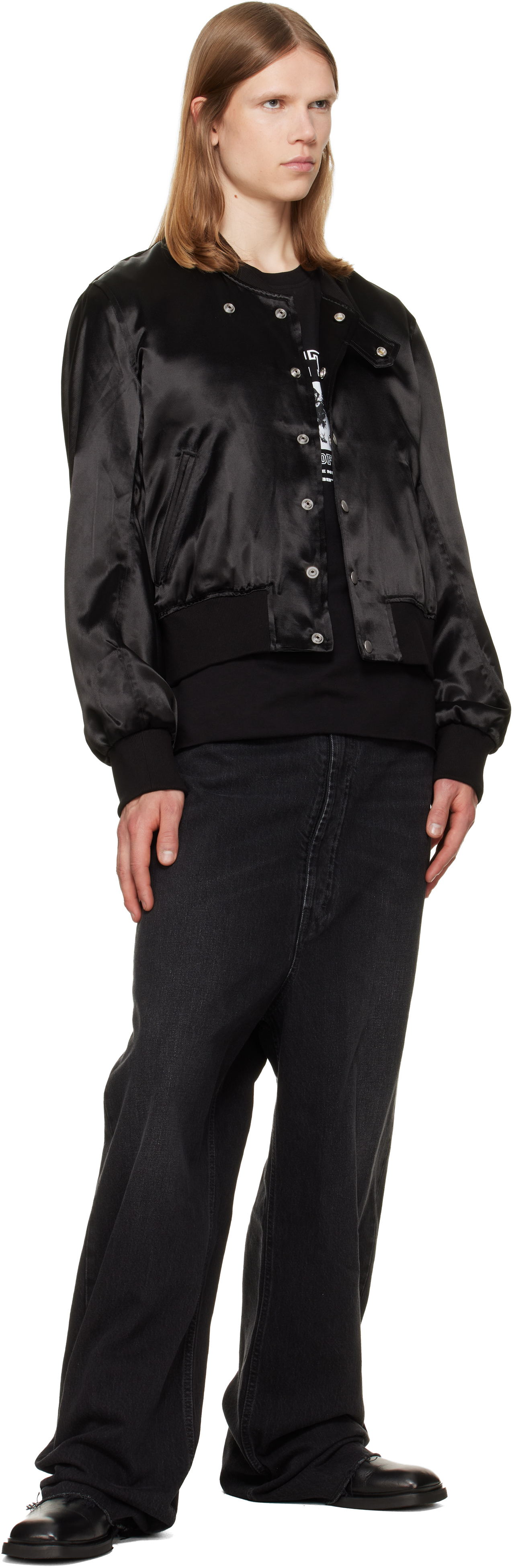 Black Hampton Varsity Jacket