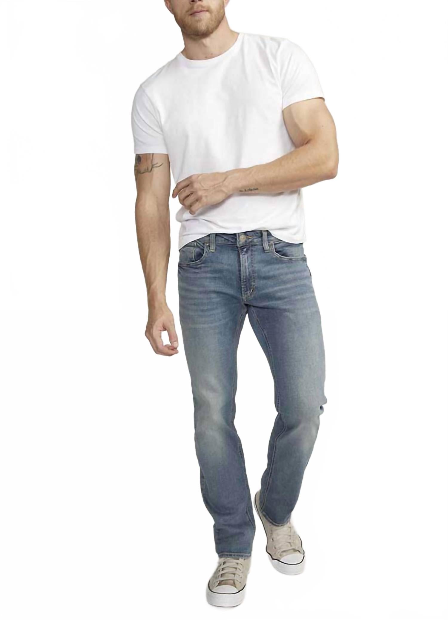 Allan Slim Fit Slim Straight Leg Jeans In Indigo