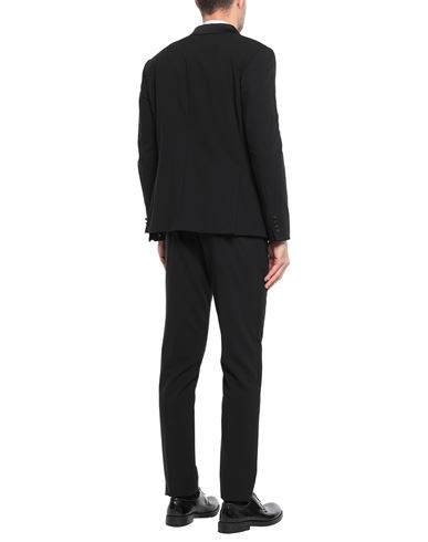 Man Suit Black Size 40 Polyester, Viscose, Elastane