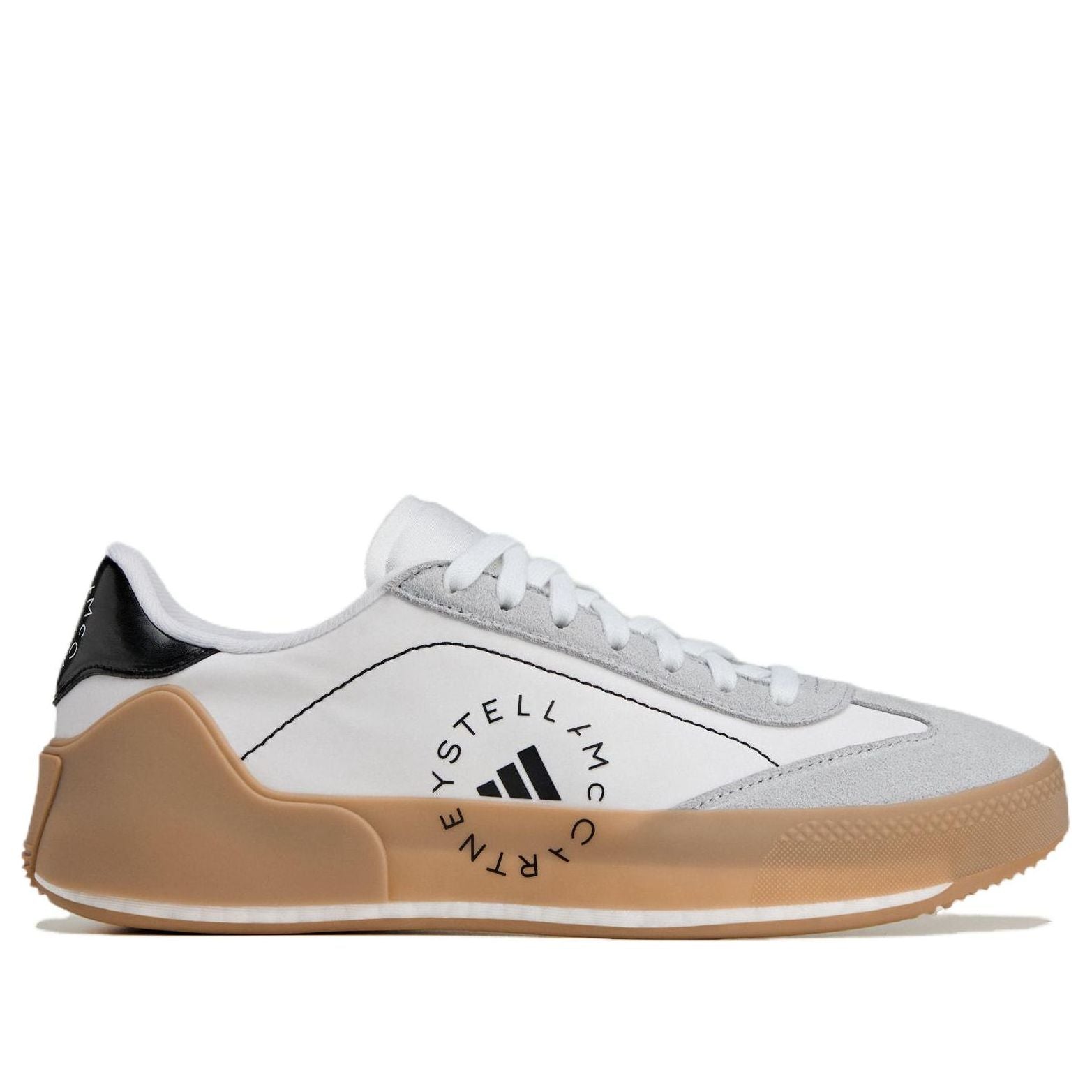 (WMNS) Court Boost By Stella Mccartney 'Cloud White Charcoal Core Black'