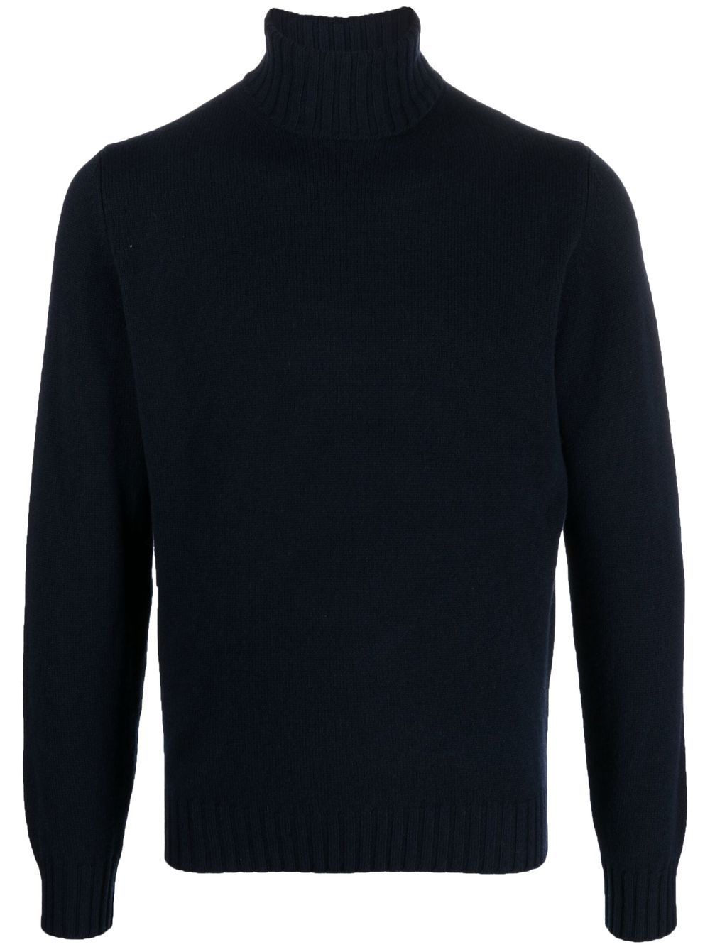 Dell'oglio roll-neck knit jumper - Blue