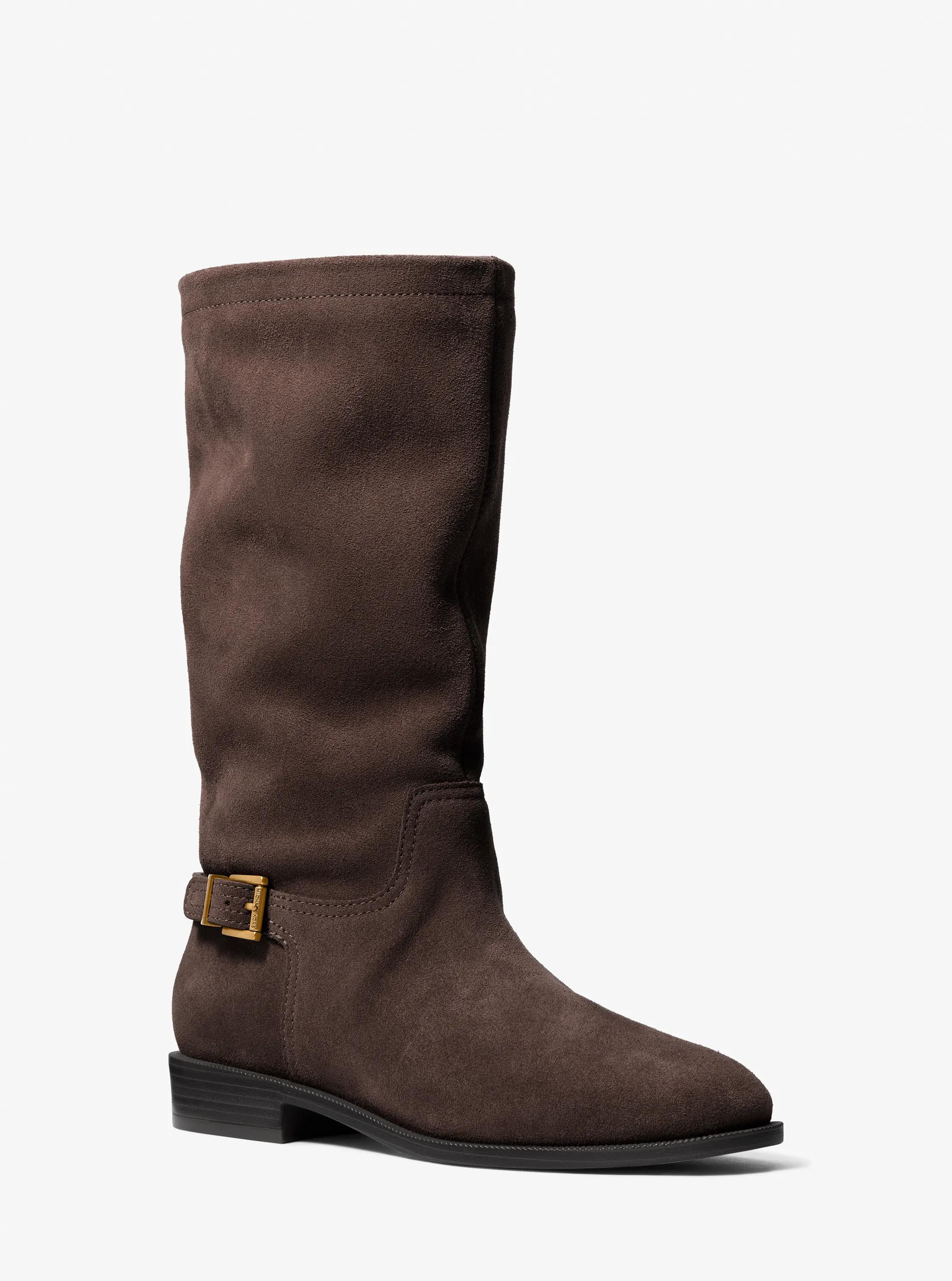 Michael Kors Harleigh Suede Boot in Brown - size 11 by
