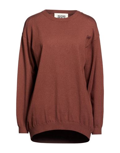 Woman Sweater Brown Size XS Viscose, Polyester, Nylon