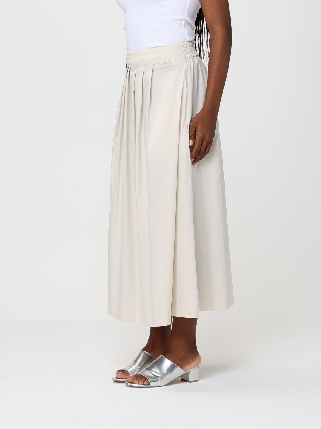 Skirt Woman color White
