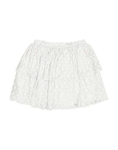 Kid Girl Kids' skirt Silver Size 12 Polyester