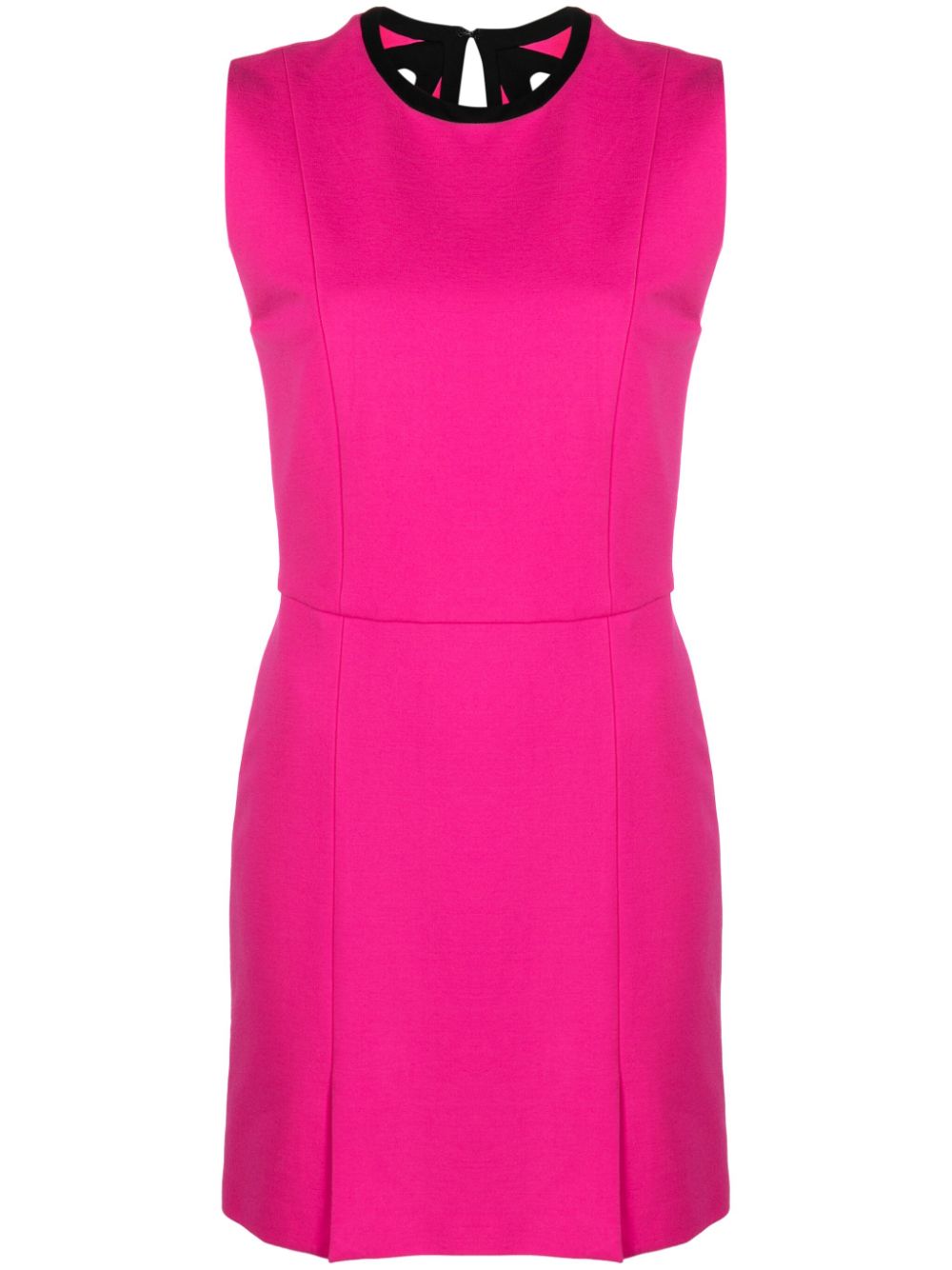 Cut-out detail sleeveless minidress - Black