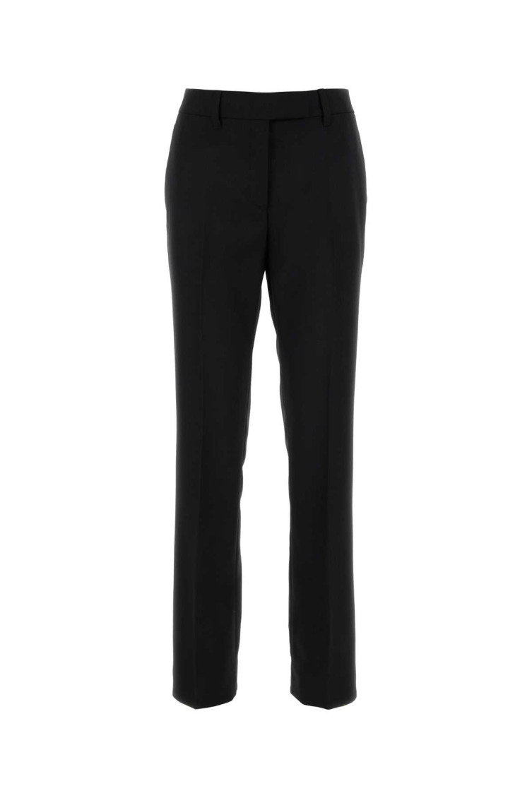 Black Wool Pant
