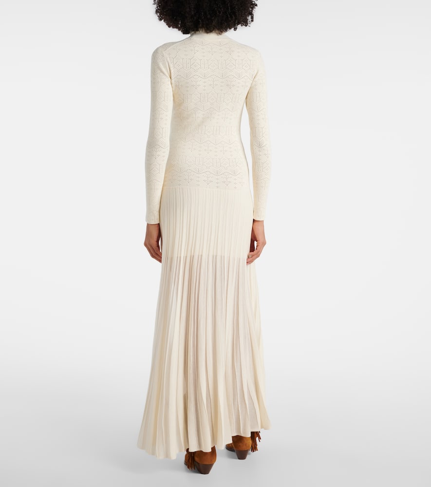 Gisole pointelle turtleneck maxi dress