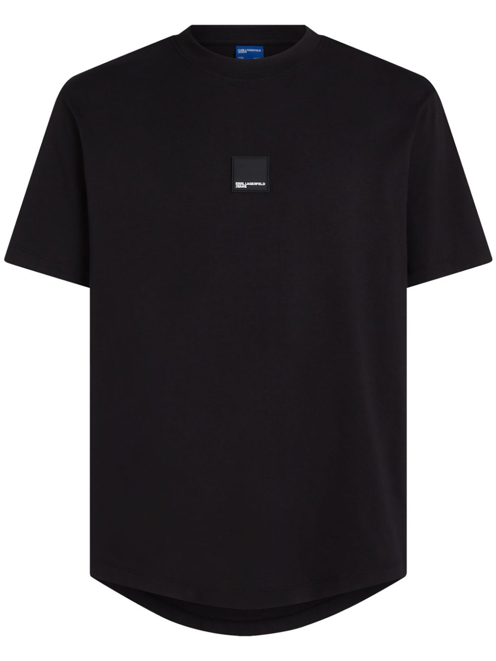 Curved-hem T-shirt - 999