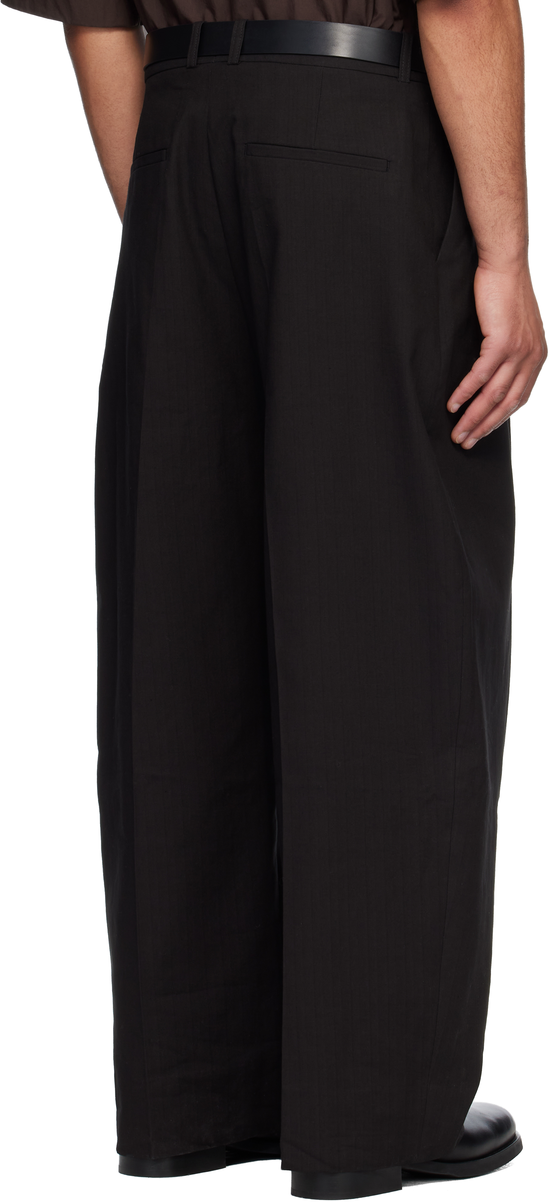 Black Pull Trousers