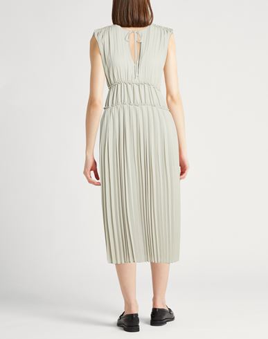 Woman Midi dress Light green Size 8 Polyester