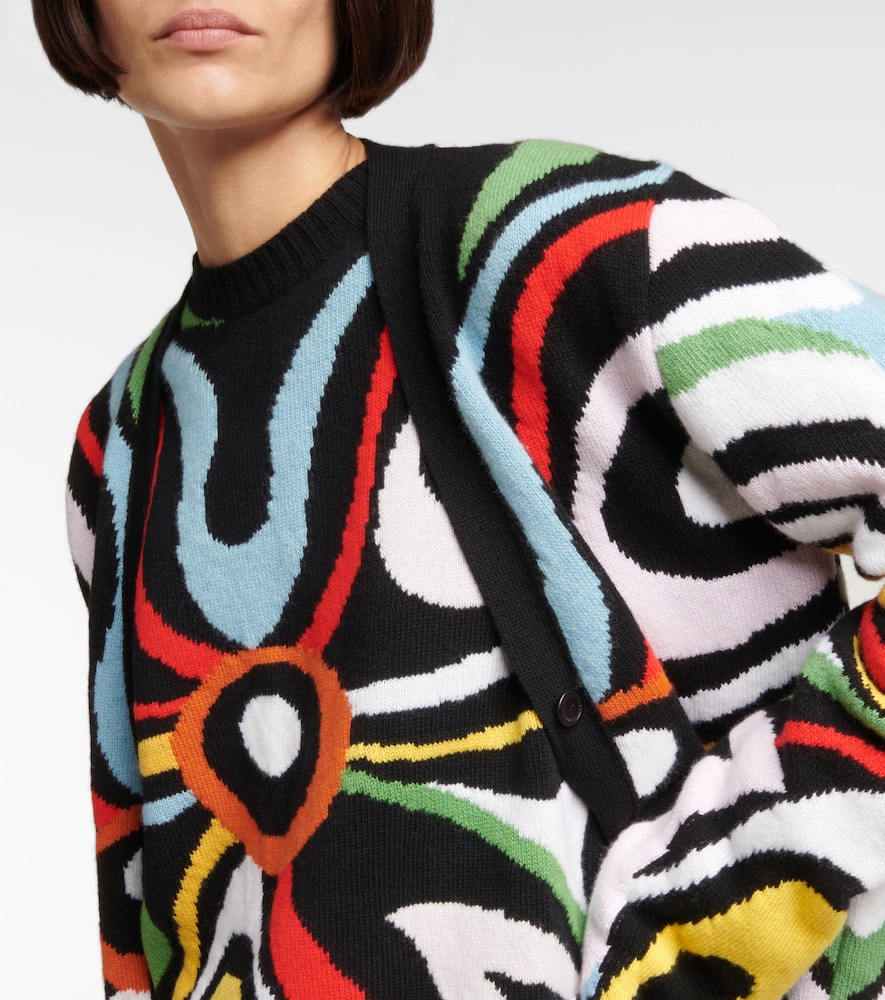 X Fusalp intarsia wool sweater