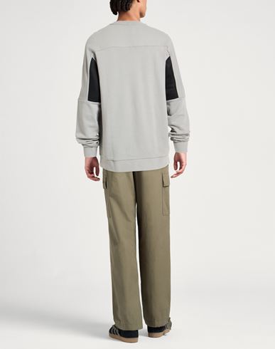 Man Sweatshirt Grey Size 3XL Cotton, Polyester, Elastane