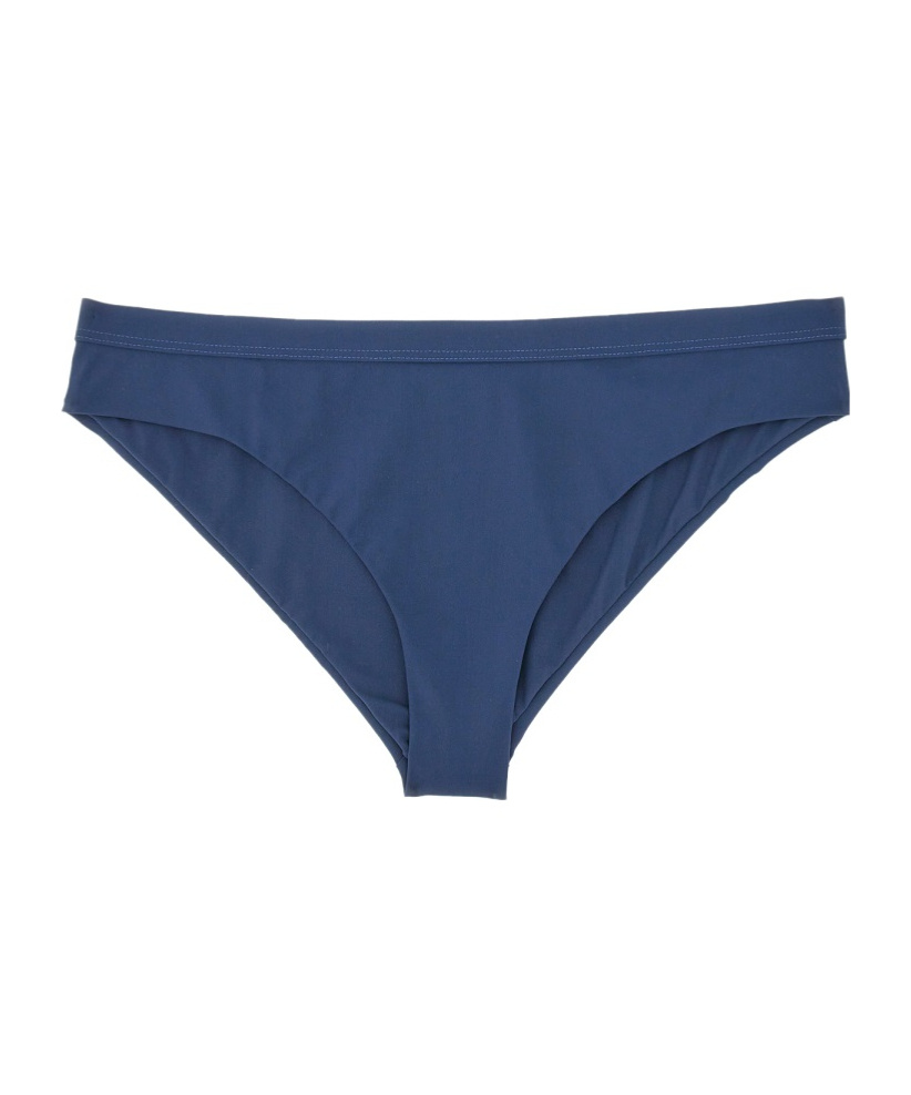 Elasticated-waistband bikini bottom