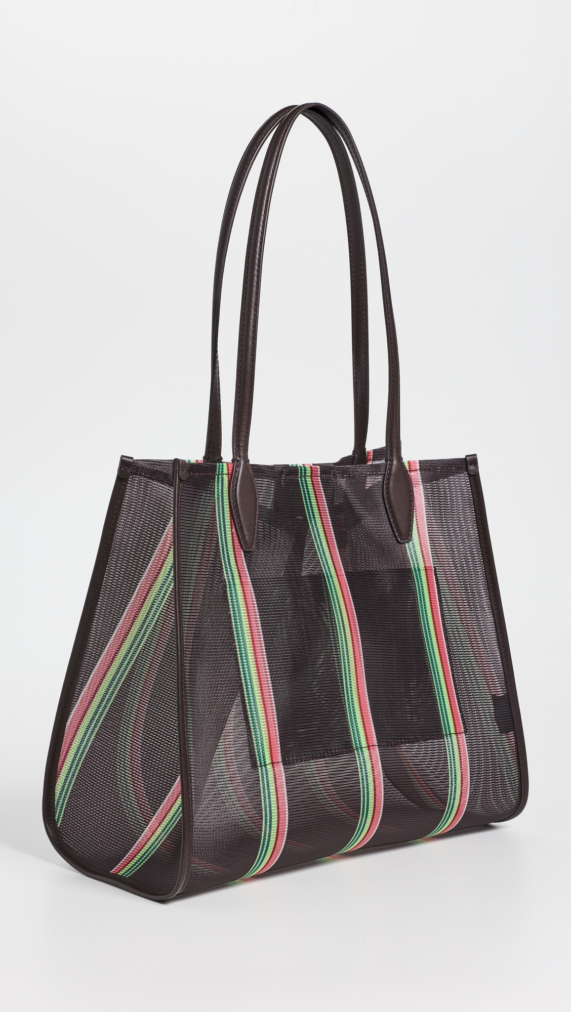 X Shopbop Mesh Lexington Tote Dark Brown Multi One Size