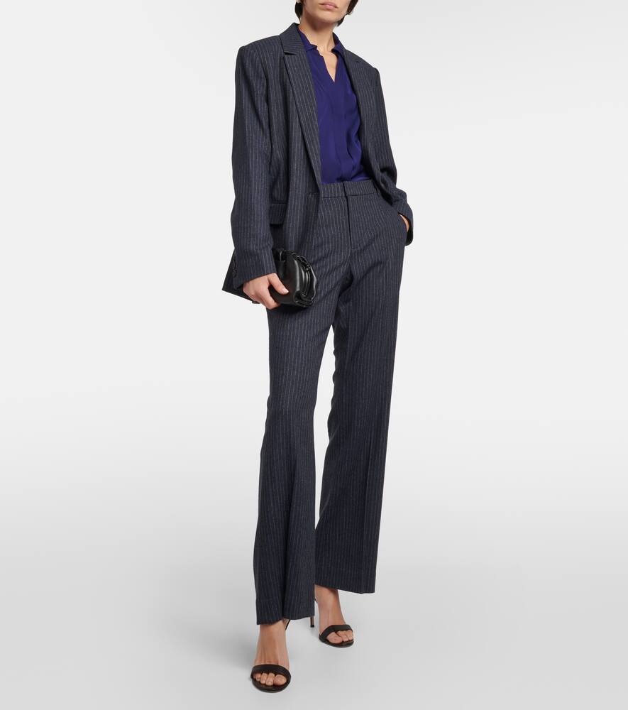 Vince Pinstripe flannel blazer