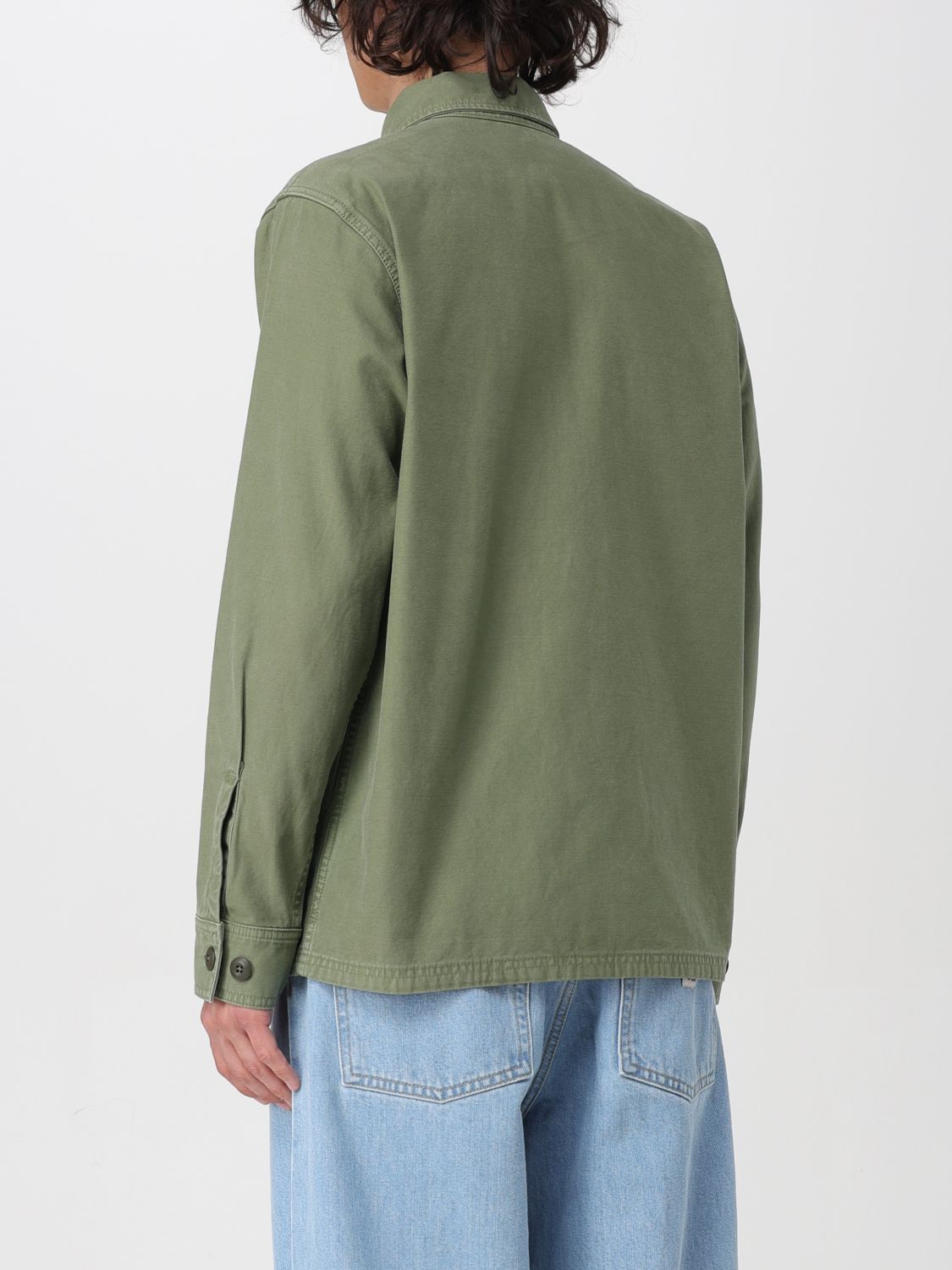Jacket Men color Green