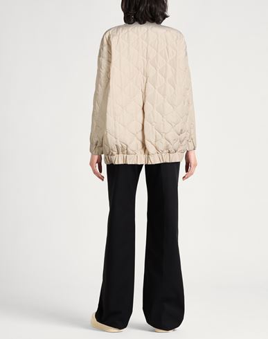 Woman Puffer Beige Size 8 Polyester