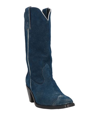 Philosophy Di Lorenzo Serafini Woman Ankle boots Blue Size 10 Leather