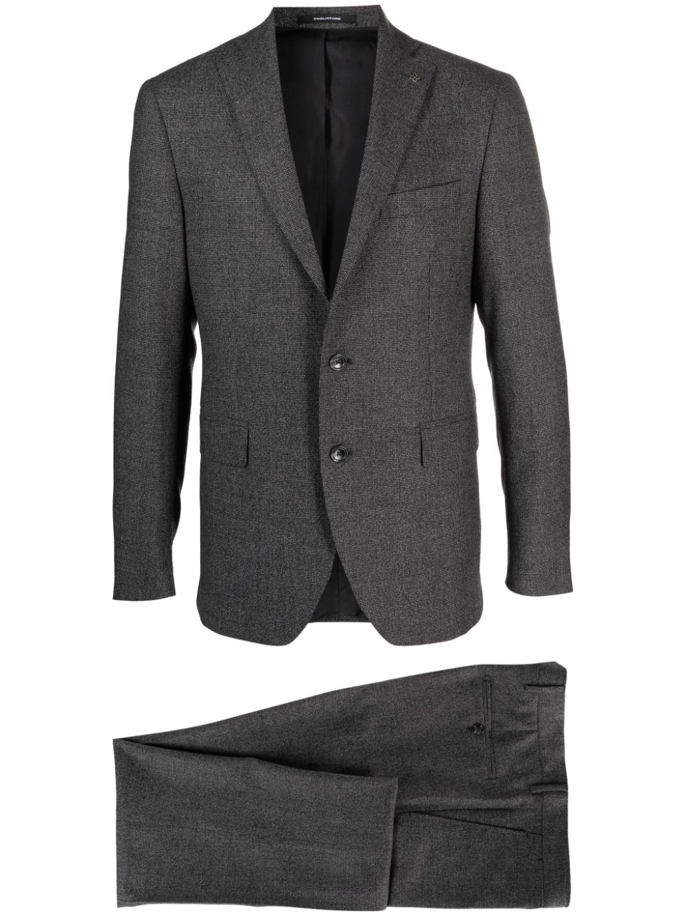Notch-lapels single-breasted suit - Blue