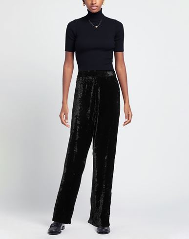 Woman Pants Black Size 4 Polyester