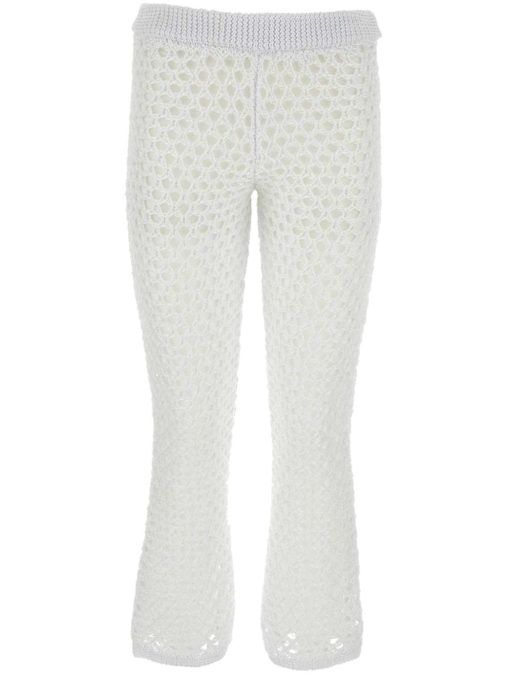 Escape crochet trousers - White