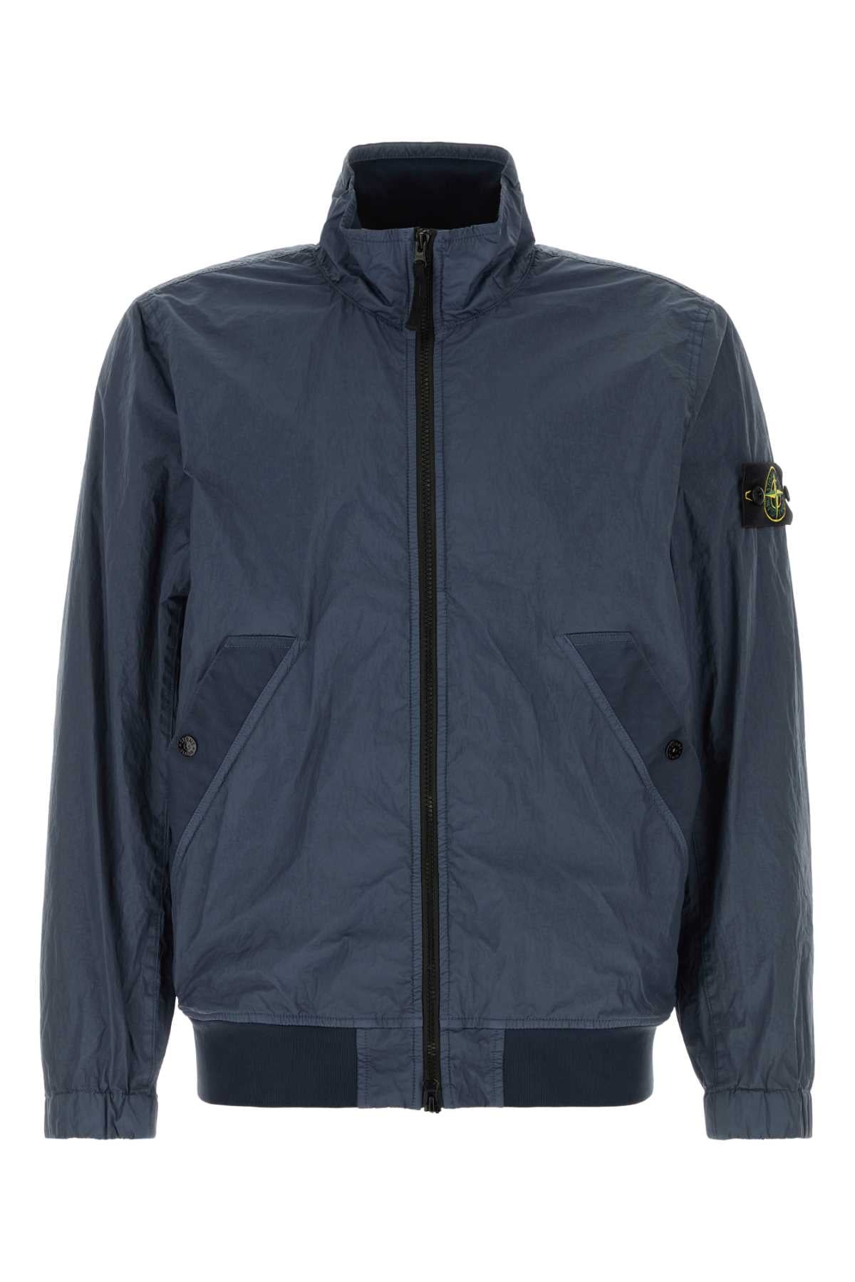 Lightweight Nylon Jacket — Blue