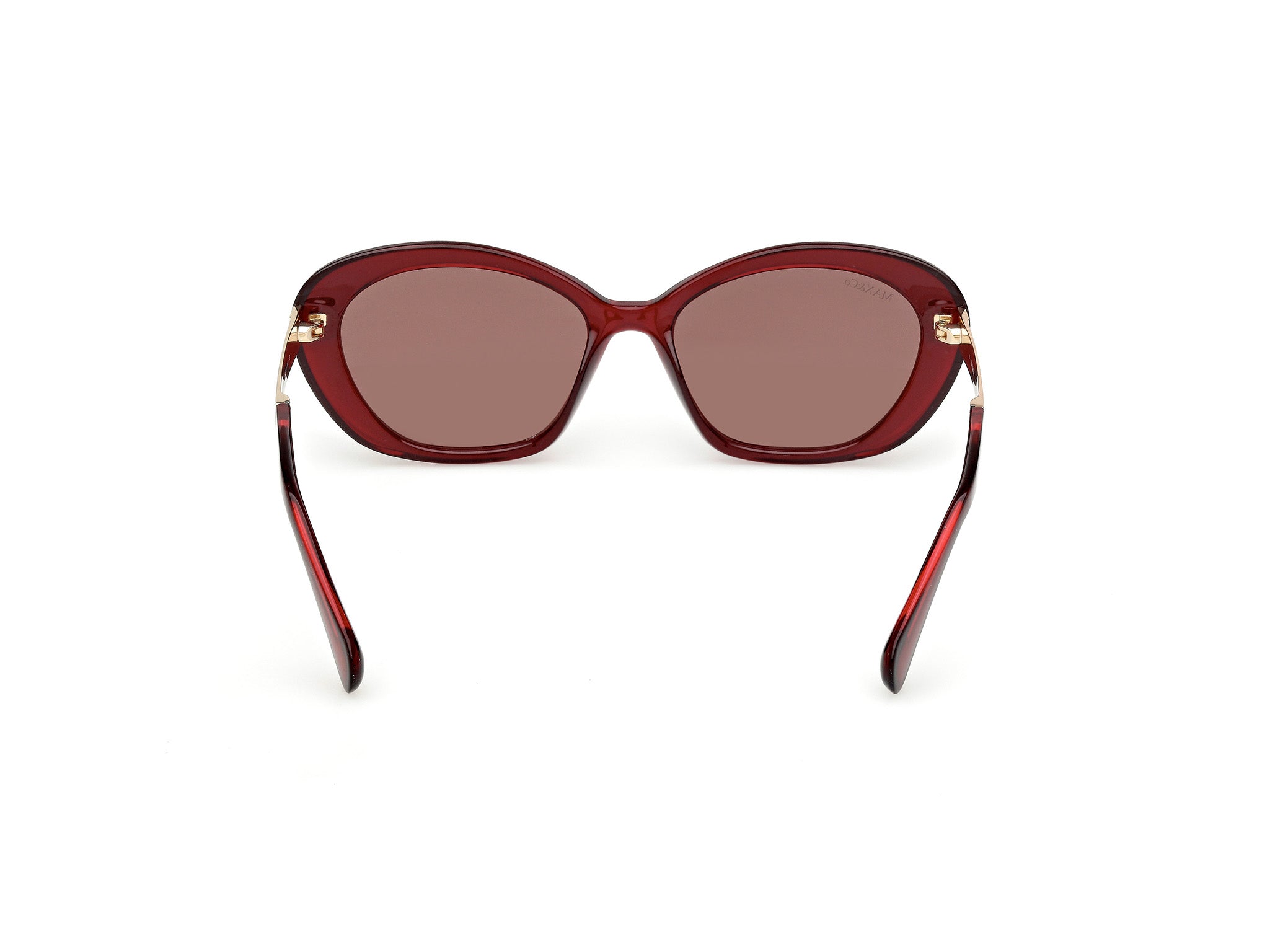 MAX&Co Mujer MAX&Co MO0133 66E Gafas de sol Inyectado Rojo Marrón Redonda Norma