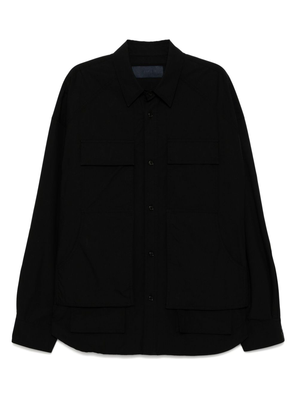 Juun.J pocket-work shirt - Black