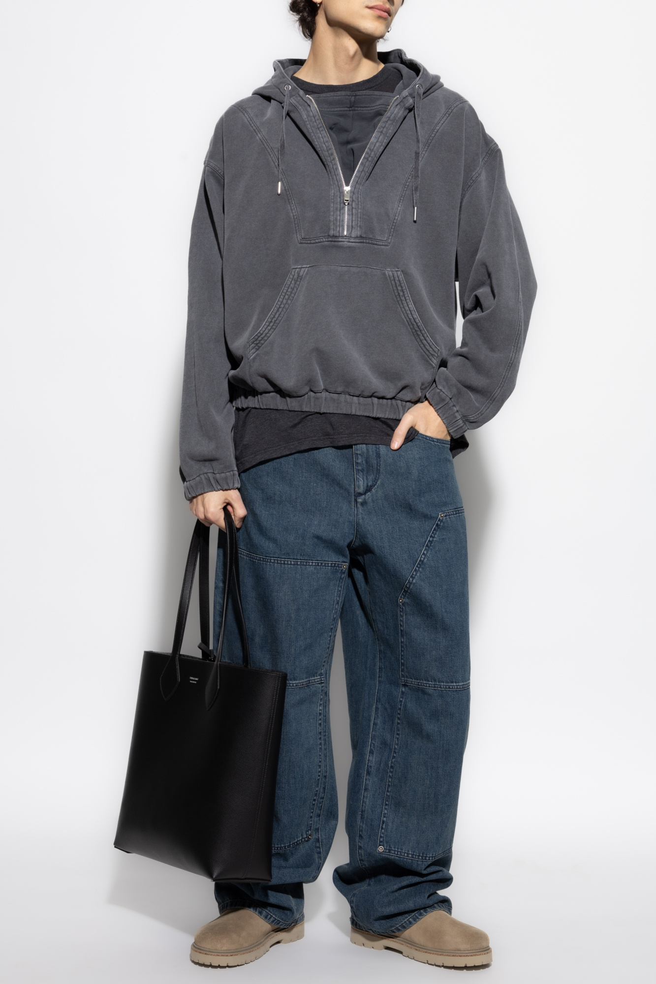 Sweatshirt Yanis, Men's, Grey