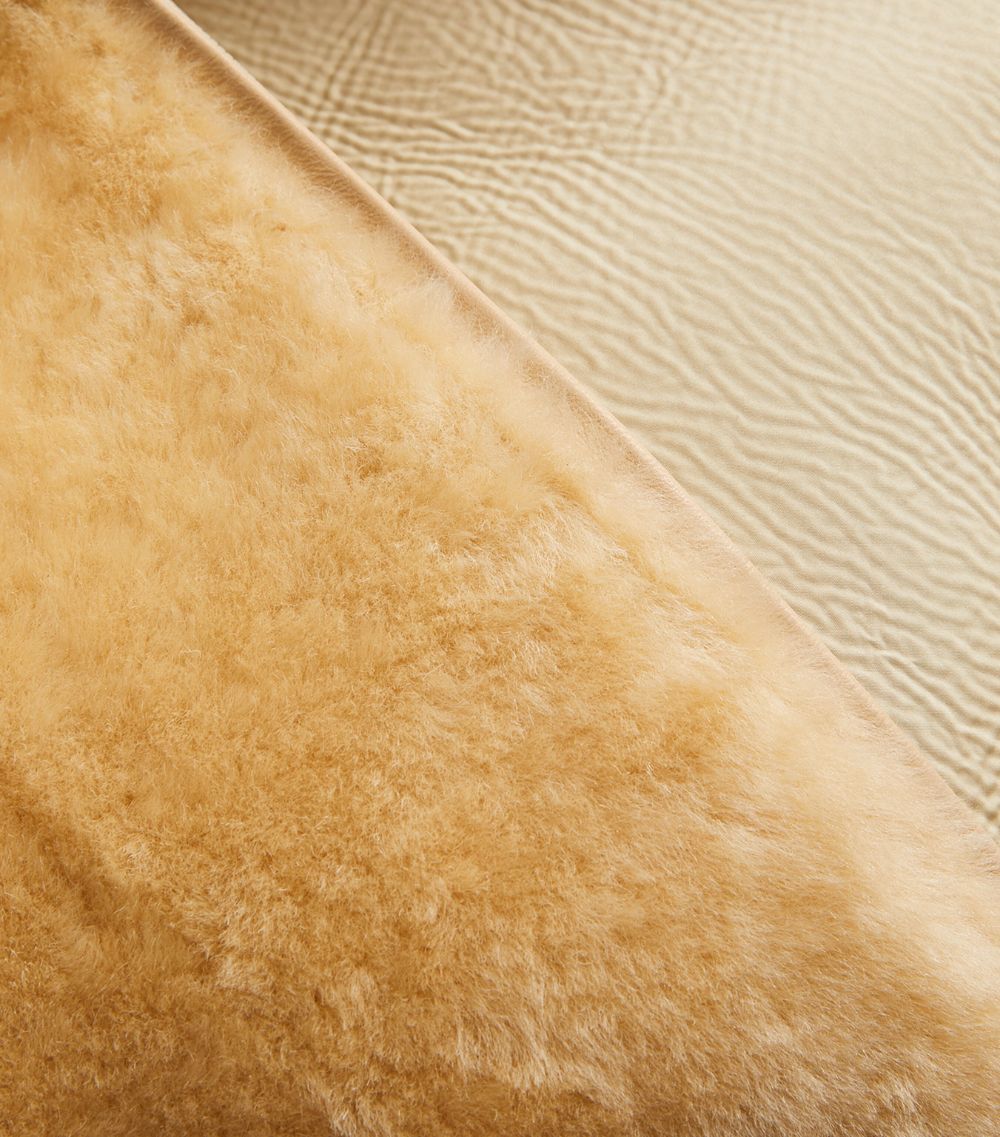 Shearling Hooded Bomber
