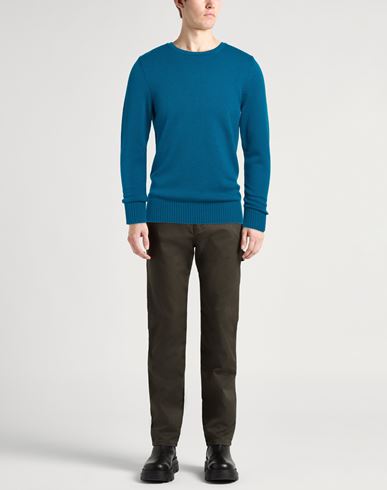 Man Sweater Deep teal Size 42 Cashmere