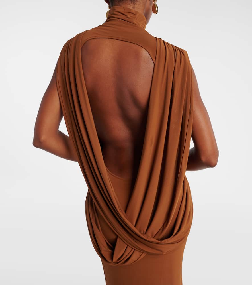 Jersey maxi dress