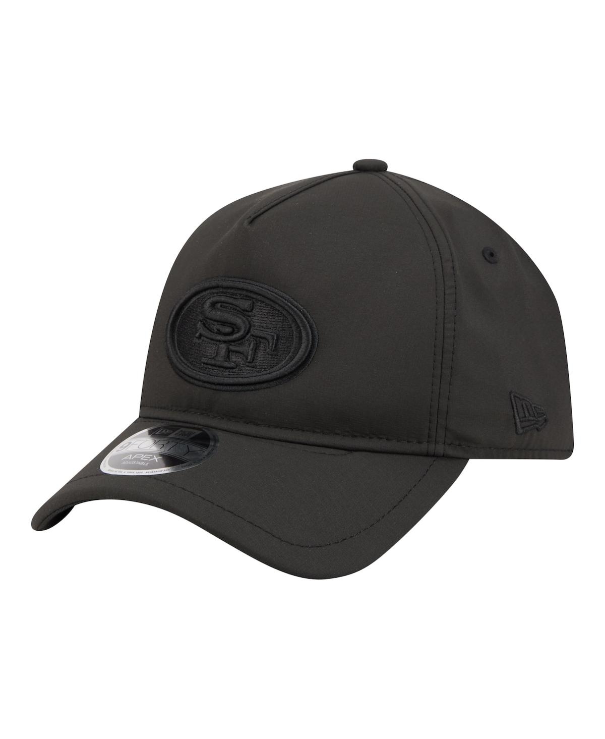 Men's Black San Francisco 49ers Apex 9FORTY Adjustable Hat - Black