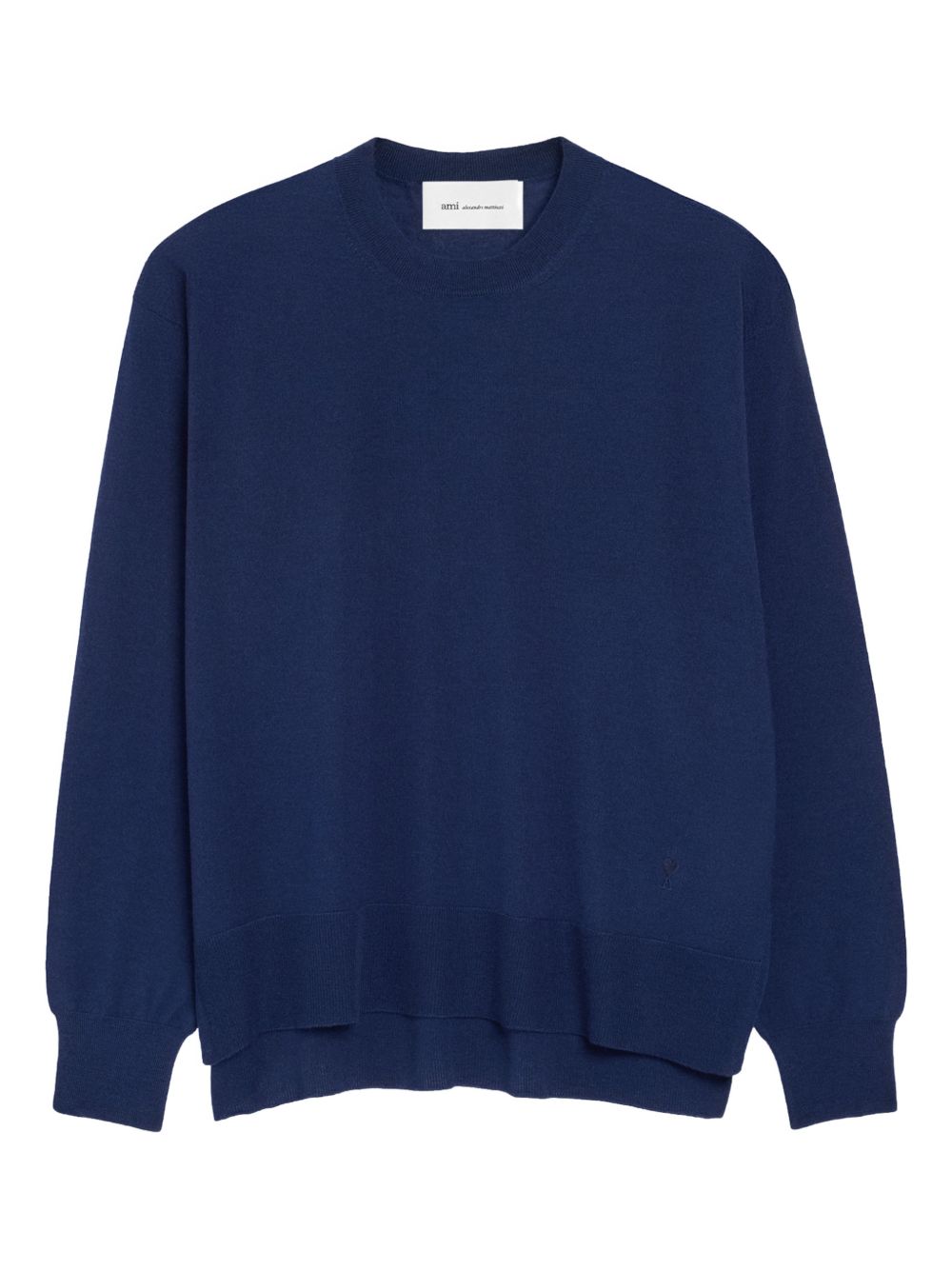 Classic Crewneck Sweater with Embroidery
