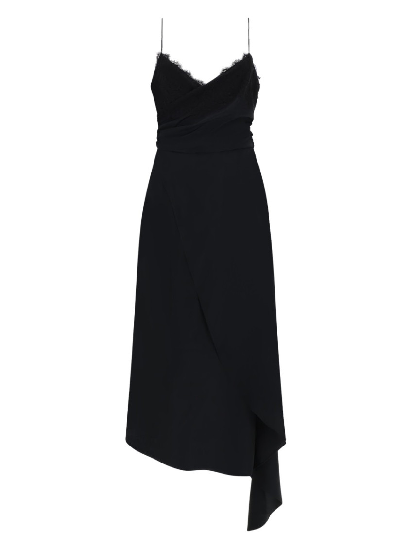Midi Dress With Lace