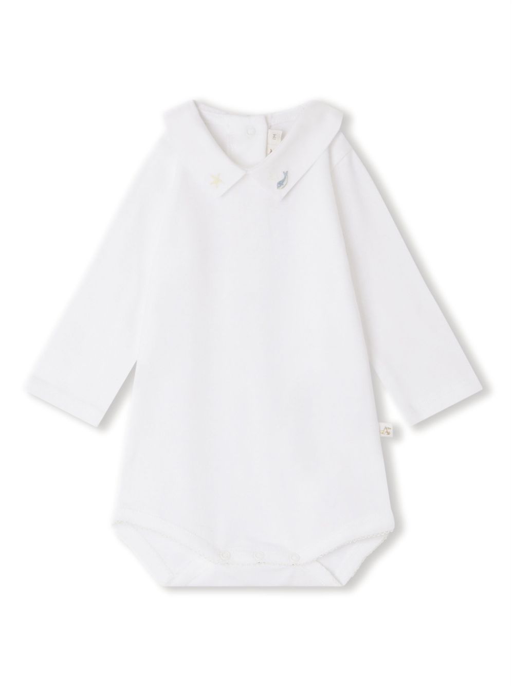Juillet cotton bodysuit - White