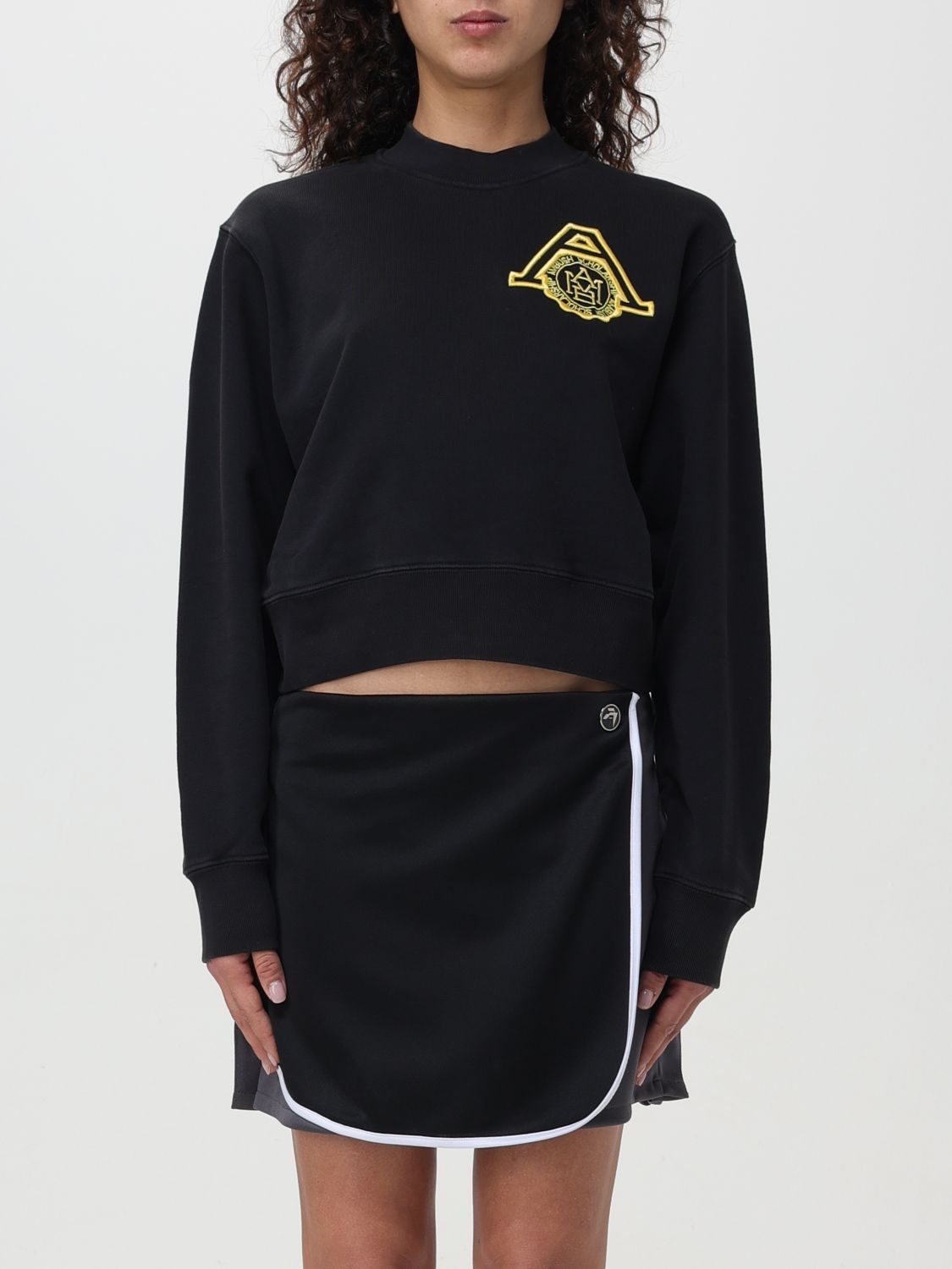 Sweatshirt Woman color Black