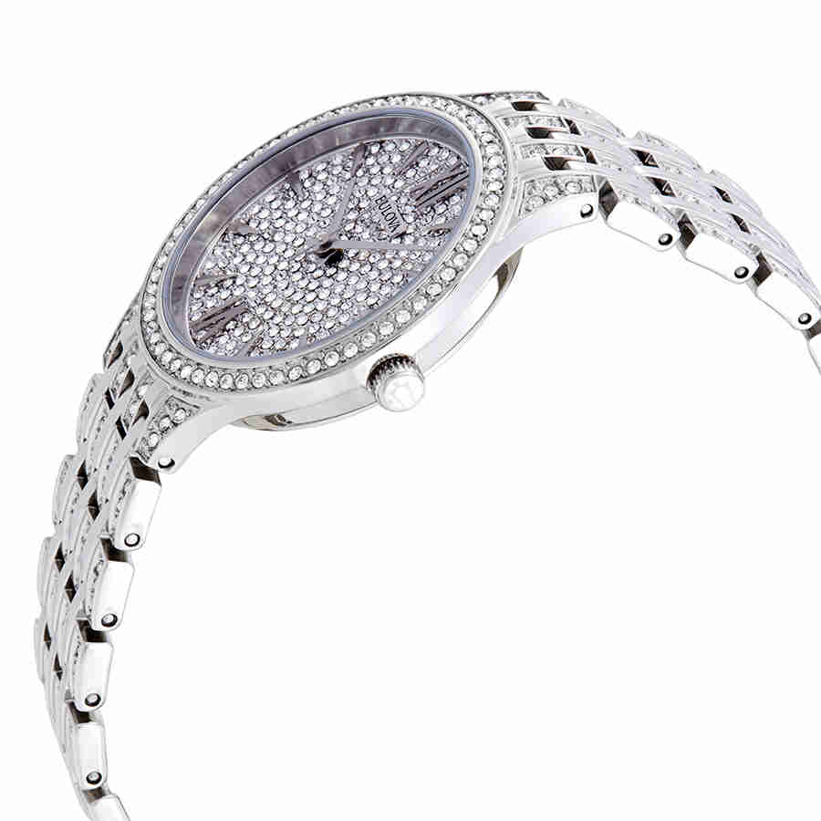 Brand New Bulova lady 96L243 stainless steel  with crystal Bulova | Accessories | Brand New Bulova Lady 96l243  main image 4
