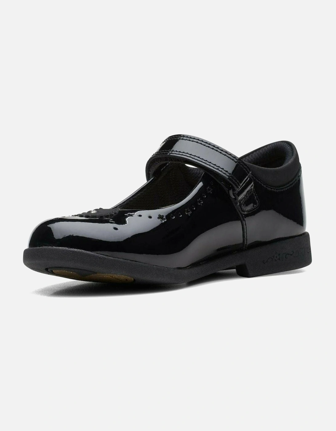 Clarks Magic Step Bar Kid black patent