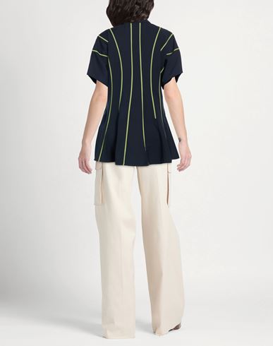 Woman Shirt Navy Size M Polyester, Viscose