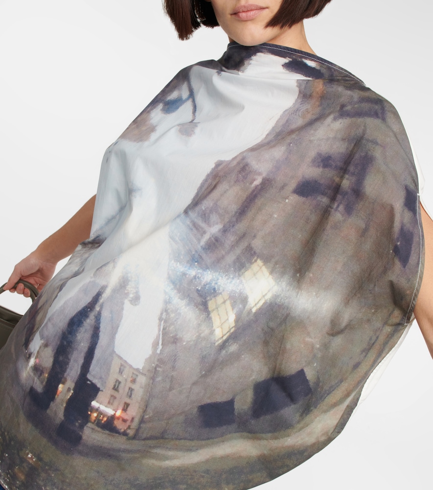 Printed cotton top