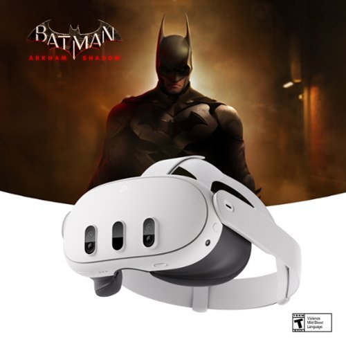 Quest 3 128GB — The Most Powerful Quest — Ultimate Mixed Reality Experiences — Get Batman: Arkham Shadow Included - White