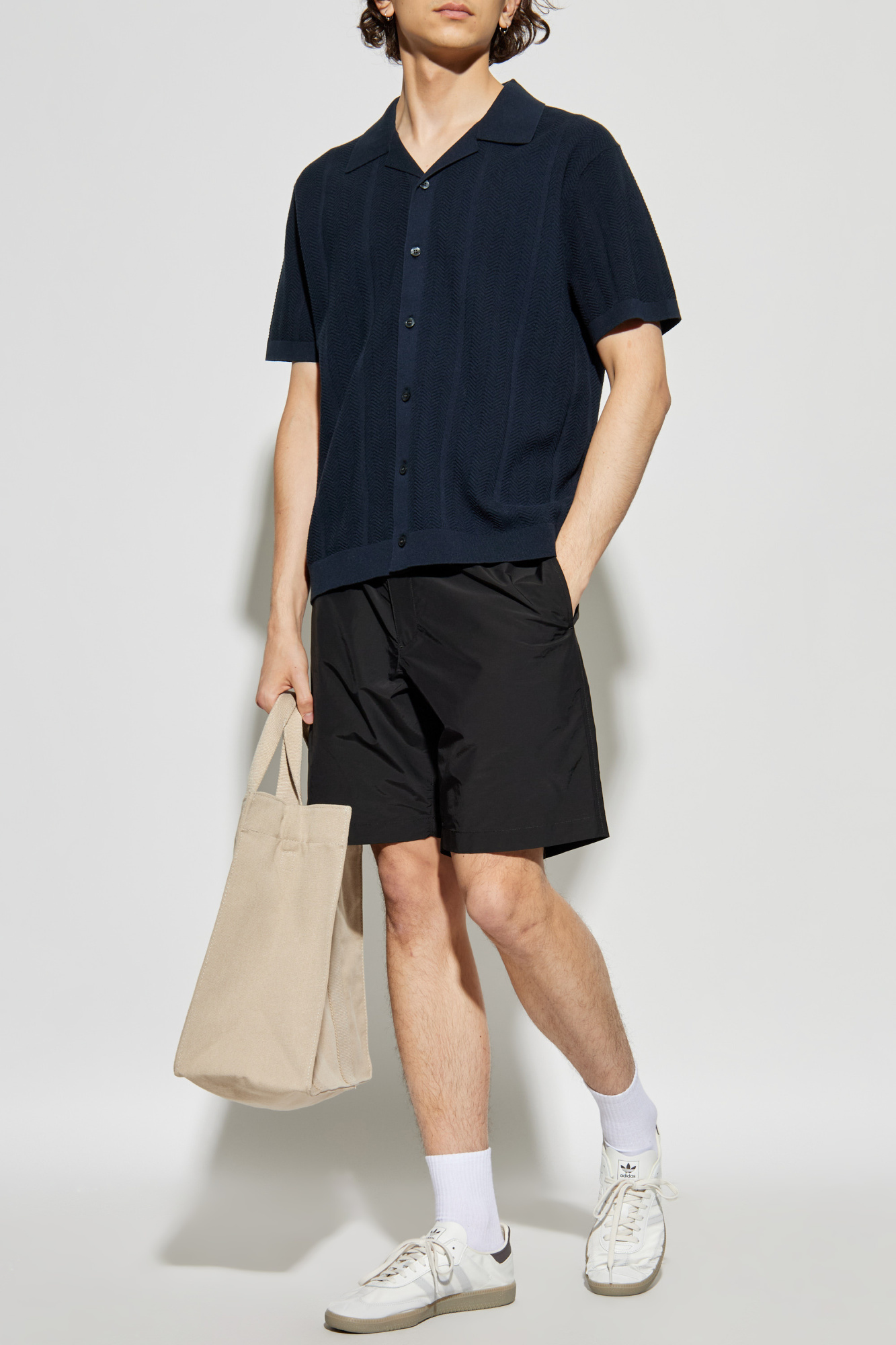 Shorts With Pockets, Men's, Black