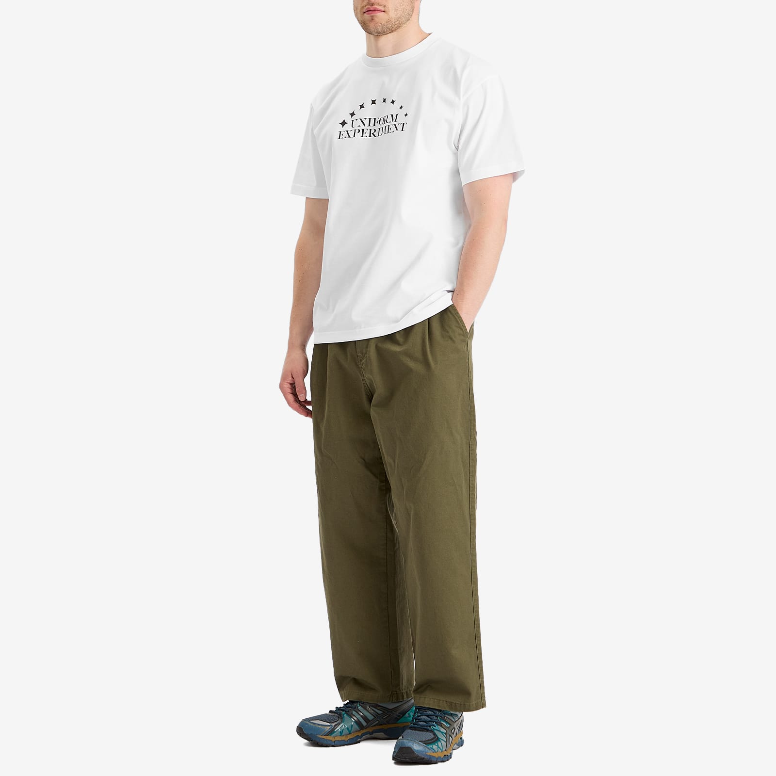 Men's Stencil Logo T-Shirt White