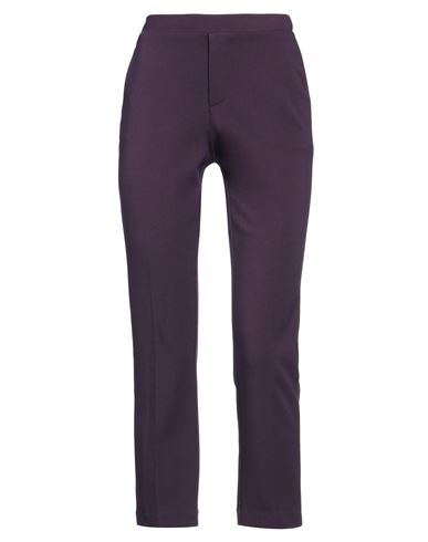 Woman Pants Purple Size 2 Viscose, Polyamide, Elastane