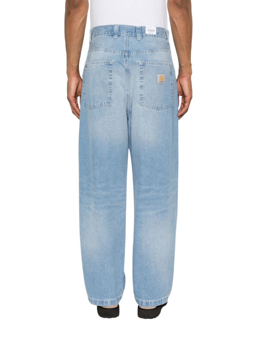 Carhartt Wip - brandon cotton trousers wide leg design