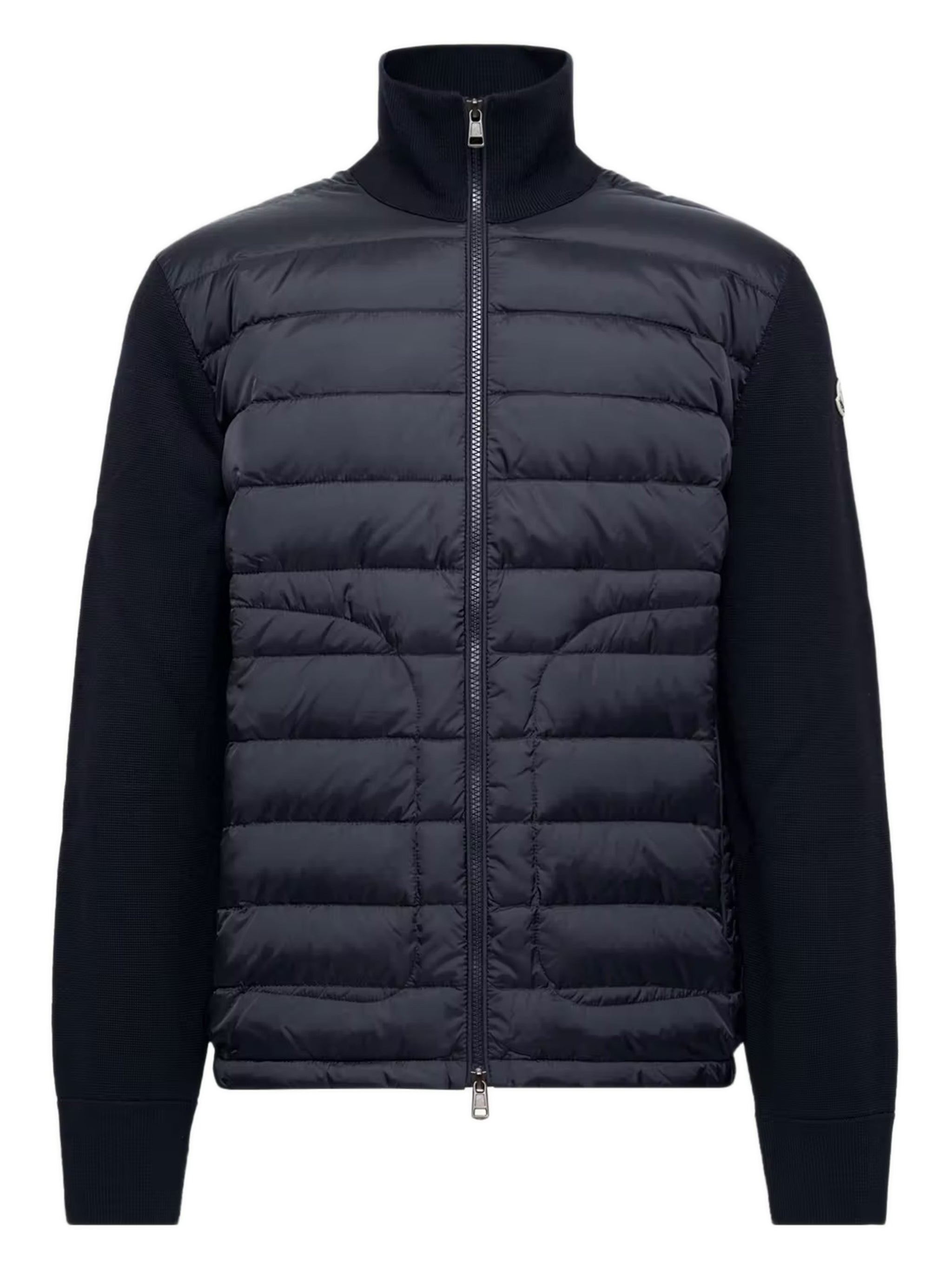 Men's Hybrid Quilted Knit Zip Jacket
